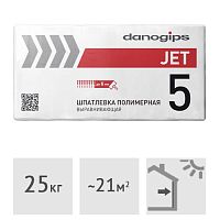 Шпатлевка полимерная DANOGIPS DANO JET 5, 25 кг Шпатлевка полимерная DANOGIPS DANO JET 5, 25 кг